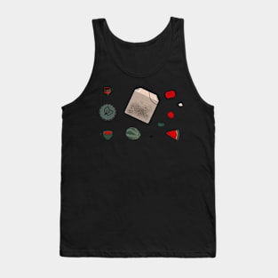 Watermelon Tea Aesthetic Sheet Tank Top